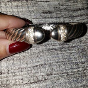 David Yurman Waverley Silver Diamond Bracelet